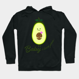 Avocado with baby Hoodie